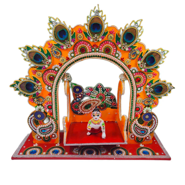 Heavy Designer Jhula For Shree Krishna